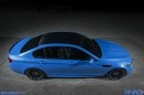 Yas Marina Blue BMW F10 M5