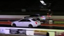 Infiniti Q50 Drags Caddy, Corvette, Q50s for World Record on DRACS
