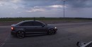 Audi S3 Vs Infiniti Q50S standing and roll race