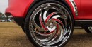 Infiniti QX70 on 32-inch wheels