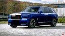 2024 Rolls-Royce Cullinan facelift Spectre rendering by MV Auto