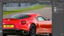 Alfa Romeo 33 Stradale CGI revival by Theottle