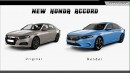 Honda Accord mid-size sedan rendering by Digimods DESIGN