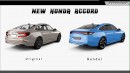 Honda Accord mid-size sedan rendering by Digimods DESIGN