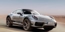 Porsche 911 Safari Dakar Crossover rendering by lars_o_saeltzer