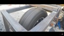 Crazy spinning tire experiment foes for speed of sound on Garage 54