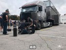 Off Script, the custom, massive but elegant trailer built for Jamie Foxx and his talk show of the same name