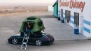 A Porsche 911 is all you need for roof tent camping