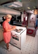 Jo Ann Ussery turned a decommissioned Boeing 727 into her home, the "Little Trump"
