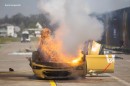 Insurer removes Tesla’s battery and uses pyrotechnics to prove EV batteries catch fire