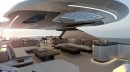 Mazu Yachts 112 DS Flybridge Lounge