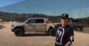 Ken Block stayed at Invisible House in the summer of 2022, while testing a 2022 RAM TRX Sandblast Edition in Johnson Valley