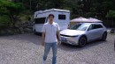 Hyundai Ioniq 5 test shows the bidirectional charging V2L function at work with Porest RV