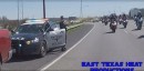 Cop using mace against riders