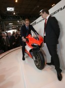 HRH Prince William at Motorcycle Live 2013