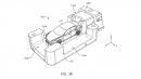 Patent images of a die-cast press to make the entire underbody of a Tesla car