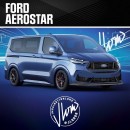 Ford Aerostar - Rendering