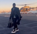 Usher and Private Helicopter