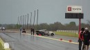 Ford Mustang crash at TX2K24 by ImportRace