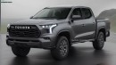 Toyota Hilux x Tacoma rendering by Digimods DESIGN
