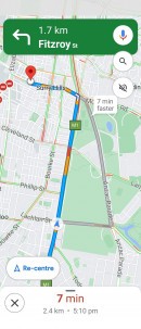 Hora incorrecta para rutas más rápidas en Google Maps