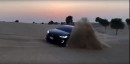 Tesla Model X in the desert
