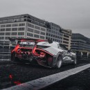 Pontiac Firebird x McLaren P1 GTR mid-engine CGI mashup by al.yasid