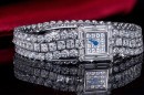 Rihanna shows off custom Jaco & Co. diamond watch anklet at the Las Vegas GP