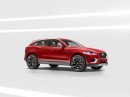Jaguar c-x17 concept in red
