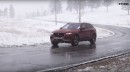 Jaguar F-PACE in the snowy Rockies