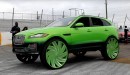 Jaguar F-Pace "Whips" Exist, Look Weird on 32-Inch Wheels