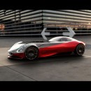 Jaguar G-Type EV grand tourer rendering by designedevil