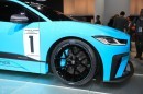 Jaguar I-PACE eTROPHY race car in Frankfurt