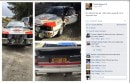 Audi Quattro rally car on David Higgins' Facebook page