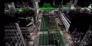 Nagoya city seen in 3D Mapping