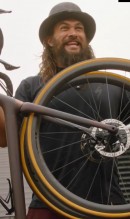 Jason Momoa on Specialized Bike