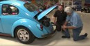 Jay Leno Checks out VW Beetle with RX-7 Rotary Engine