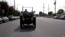 Jay Leno and 1909 White Model M steam car