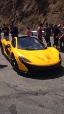 Jay Leno Drives His McLaren P1 to Lunch