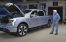 Jay Leno and the 2022 Ford F-150 Lightning