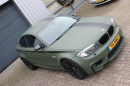 Military Green BMW 1M Coupe
