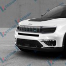 Jeep EV unofficial production version rendering by KDesign AG