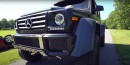 Jeep Gladiator 6x6 Vs Mercedes-Benz G550 4x4 Squared tug of war attempt