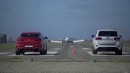 Jeep Trackhawk Drag Races BMW X4 M, Fight Gets Really Close