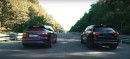Jeep Grand Cherokee Trackhawk Drag Races Tuned Porsche Cayenne Turbo