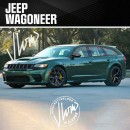 Jeep Wagoneer Charger Trackhawk CGI mashup by jlord8
