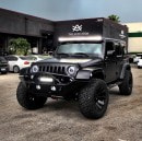 Jeep Wrangler with Satin Black Cover Is Beast Mode in Disguise
