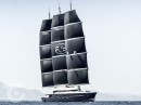 Black Pearl, a beautiful, groundbreaking sail-assisted motor yacht