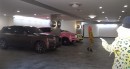 Jeffree Star shows off part of his custom car collection at his Los Angeles mansion