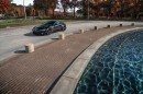 Aston Martin Vantage poses on Satin Black ADV.1 wheels